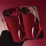 Affordable luxury electroplated glass shock-resistant phone case For iPhone