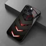 Tech-style honeycomb-patterned shockproof phone case For iPhone