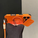 Drop-proof case with sliding camera cover For iPhone