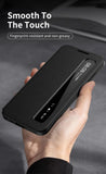 Smart Leather Window View Touch Display Flip Shell Case for Samsung