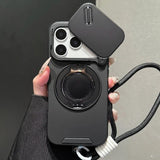 Drop-proof case with sliding camera cover For iPhone