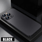 Ultra Thin Matte Shockproof Case For IPhone