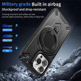 360° Rotating Bracket Shockproof Magnetic Case for iPhone
