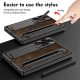 Drop-resistant case with integrated pen slot and screen protector For Samsung Z Fold