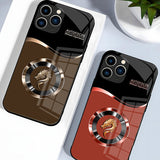 Plating Glass Dragon Phone Case For iPhone