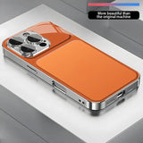 Original Electroplated glass Case For iPhone