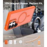 Magnetic Metal Lens Protection Stand Case For Samsung