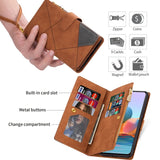 Leather Flip Wallet Case For Samsung Galaxy