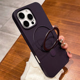 Liquid Silicone Magnetic Holder Phone Case for IPhone