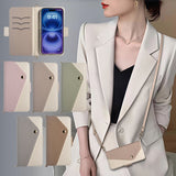 2 in 1 Magnetic card holder Wallet Flip Leather case for iPhone