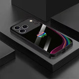 Premium Trendy Glass + TPU Shockproof Phone Case For iPhone