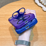 360°stand Matte Surface Bracket Shell magnetic Case For iphone