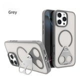 360°stand Matte Surface Bracket Shell magnetic Case For iphone