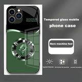 Plating Glass Dragon Phone Case For iPhone