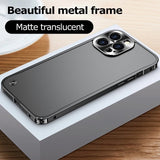 Metal Magnetic Aluminum Frame Phone Cases for IPhone