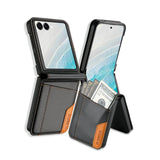 Business Leather Wallet Card Solt Case For Samsung Galaxy Z Flip