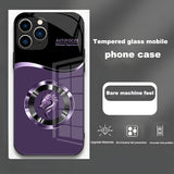 Plating Glass Dragon Phone Case For iPhone