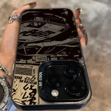 Stylish car print PC armor phone case For iPhone
