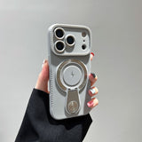 Full-Cover Magnetic Stand holder Design Case For iPhone