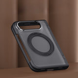 Magnetic Rotating Stand Matte-Finish Shockproof Case For iPhone Duo
