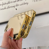 Electroplated Mirror-Finish Shockproof Phone Case for IPhone