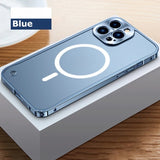 Metal Magnetic Aluminum Frame Phone Cases for IPhone