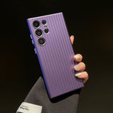 Corrugated Textured Frosted Shockproof Phone Case for Samsung