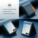 Business Leather Wallet Card Solt Case For Samsung Galaxy Z Flip
