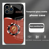 Plating Glass Dragon Phone Case For iPhone