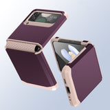 Luxury Silicone Hinge Full Package Phone Case For Samsung Z Flip