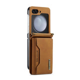 Flip Wallet Card Holder Cover With Lanyard For Samsung Z Flip