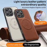 Magnetic PU Leather Case For iPhone