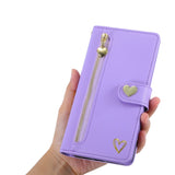 Zipper Cards Solt Wallet Leather Case For Samsung Galaxy