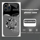 Plating Glass Dragon Phone Case For iPhone