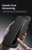Smart Leather Window View Touch Display Flip Shell Case for Samsung