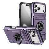 Mecha Windmill Magnetic Ring Holder Card Holder Anti-drop Phone Case for iPhone