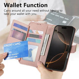 Crossbody Flip Leather Women Girls Wallet Card Holder  Case For iPhone