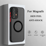 Magnetic Skin-Friendly Frosted Drop-Proof Full-Coverage Case for Samsung