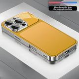 Original Electroplated glass Case For iPhone