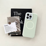 Summer liquid silicone magnetic phone case for iPhone