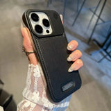 Business Aromatherapy Magnetic Leather Case for iPhone