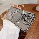 Magnetic Diamond Electroplating Soft Case for iphone