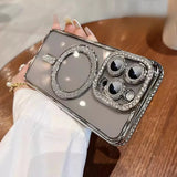 Magnetic Diamond Electroplating Soft Case for iphone