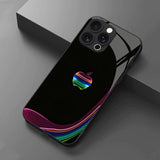 Premium Trendy Glass + TPU Shockproof Phone Case For iPhone