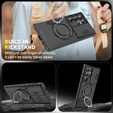 Magnetic 360° Rotate Bracket Slide Camera Case for Samsung