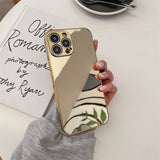 Electroplated Mirror-Finish Shockproof Phone Case for IPhone