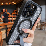 Electroplating  Magnetic Cooling Anti-fall case for iPhone