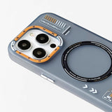 Matte Magnetic Frosted Metal Lens Frame Buttons Case For iPhone