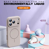 Official Liquid Silicone Magnetic Phone Case For iPhone