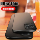 Ultra Thin Matte Shockproof Case For IPhone